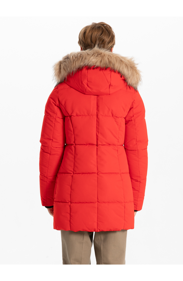Point Zero TIMELESS PARKA, Alternate, color, Red