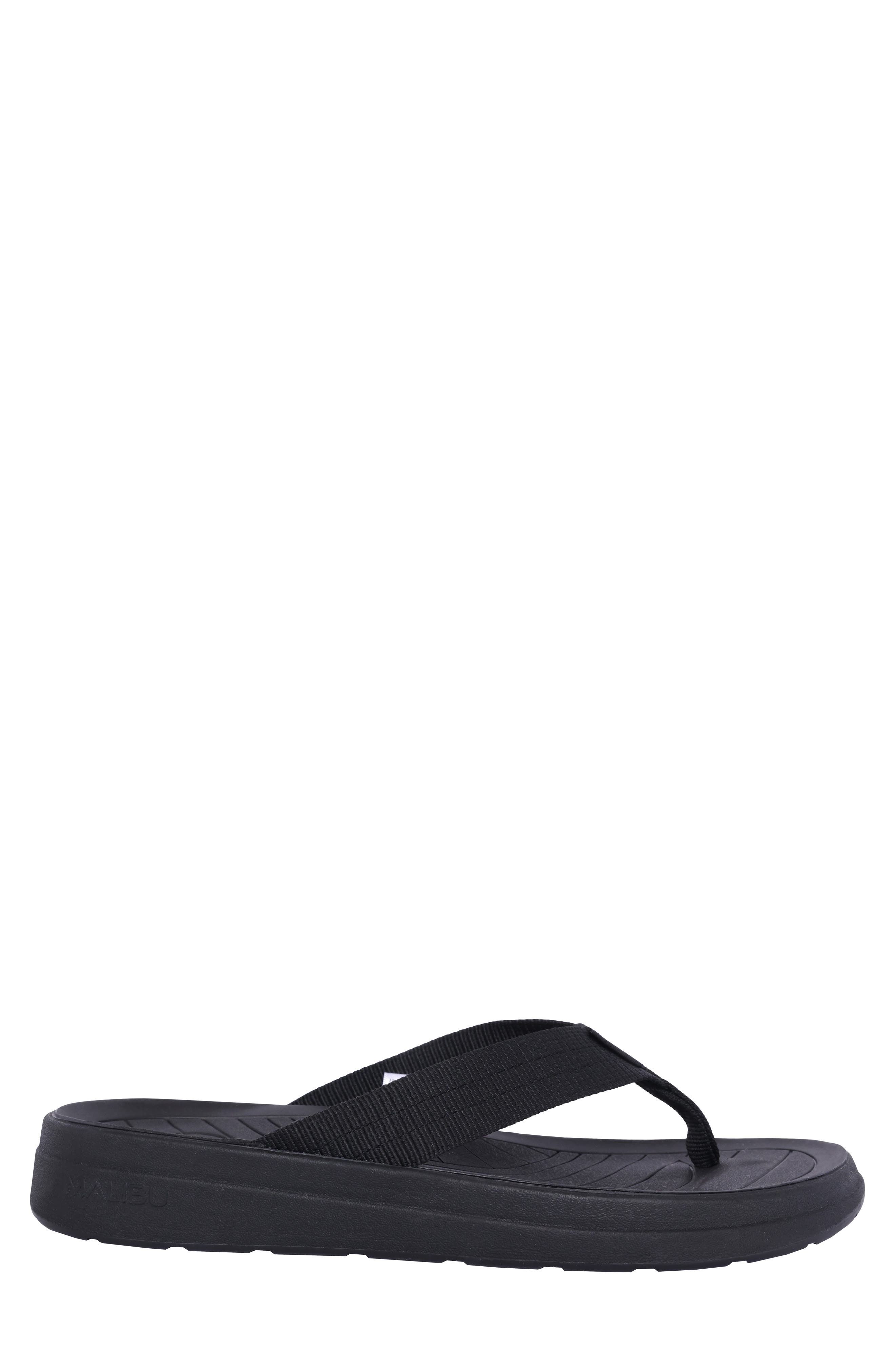 Malibu Sandals Surfrider Flip Flop, Alternate, color, 