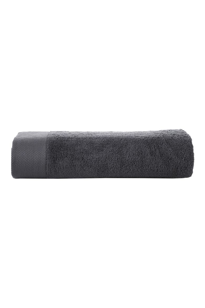 Solid Signature Cotton Bath Towel, Main, color, ANTHRACITE