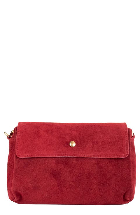 Suede Crossbody Bag