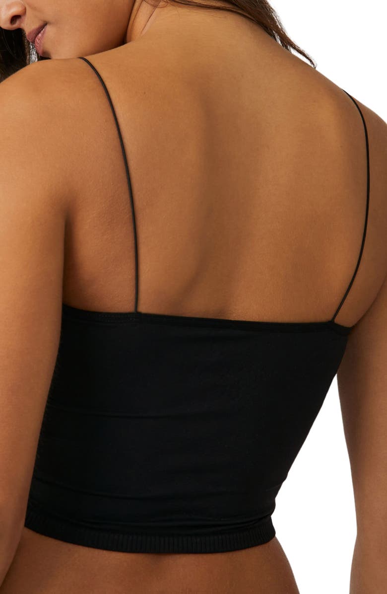 Free People Intimately FP Crop Camisole, Alternate, color, Black