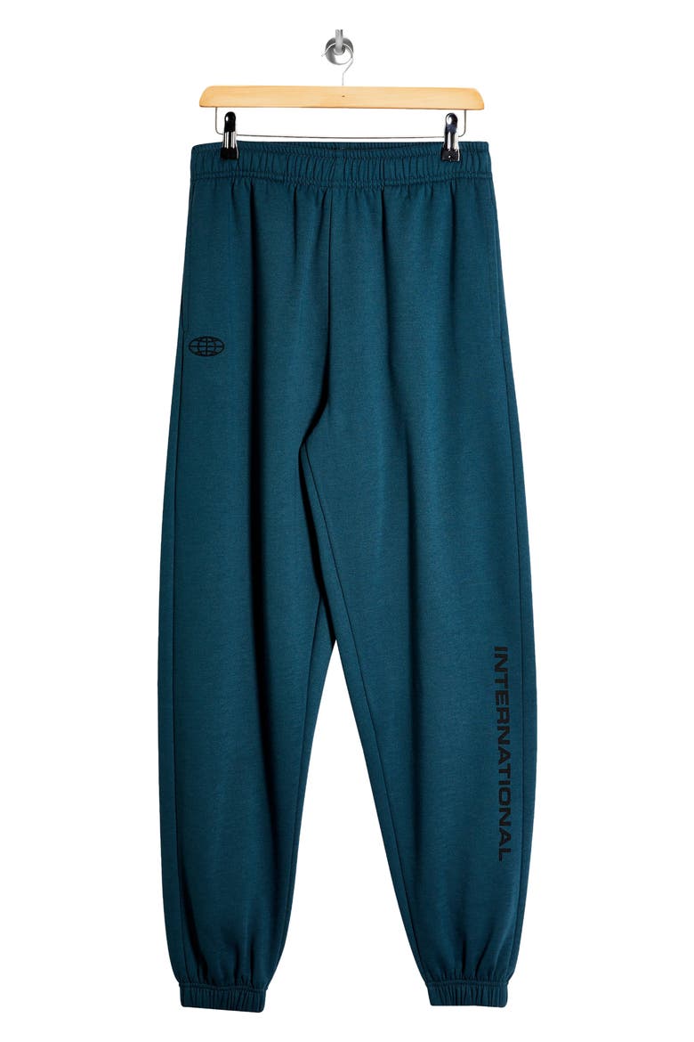 International Graphic Joggers, Alternate, color, TEAL
