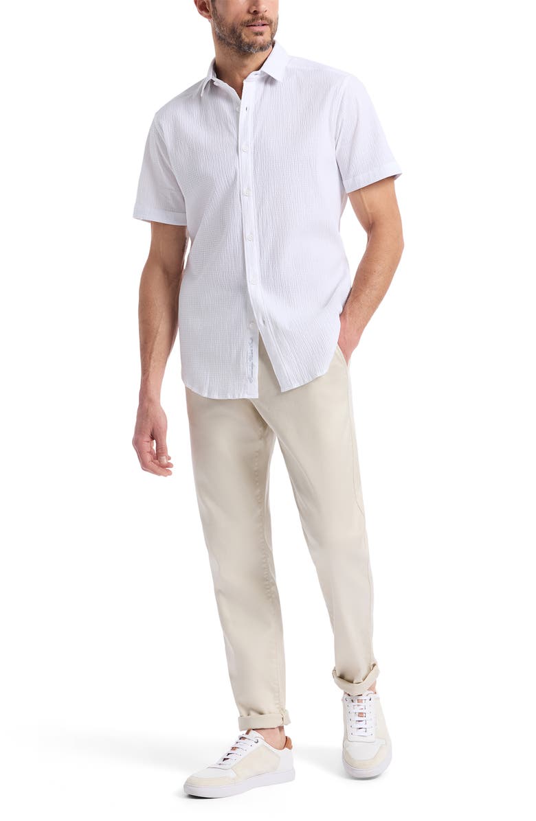 Robert Graham Thresher Short Sleeve Button-Up Shirt, Alternate, color, 