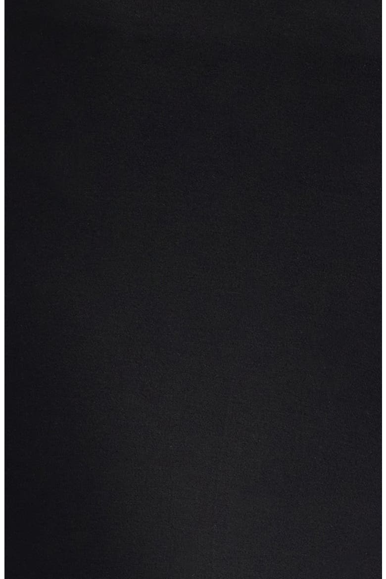 Feather Detail Ankle Pants, Alternate, color, ANNE BLACK