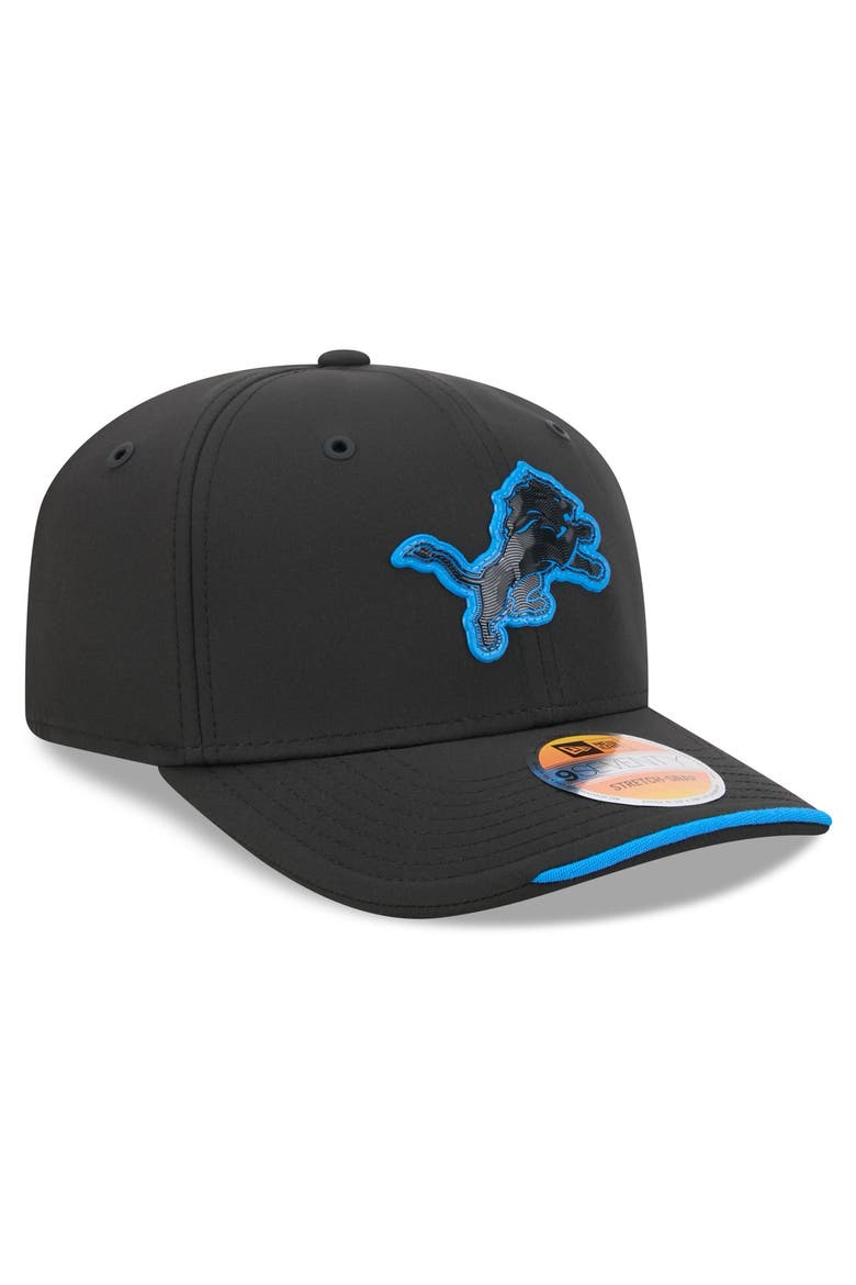 Men's New Era Black Detroit Lions 2026 Sideline 9SEVENTY Adjustable Hat, Alternate, color, Black