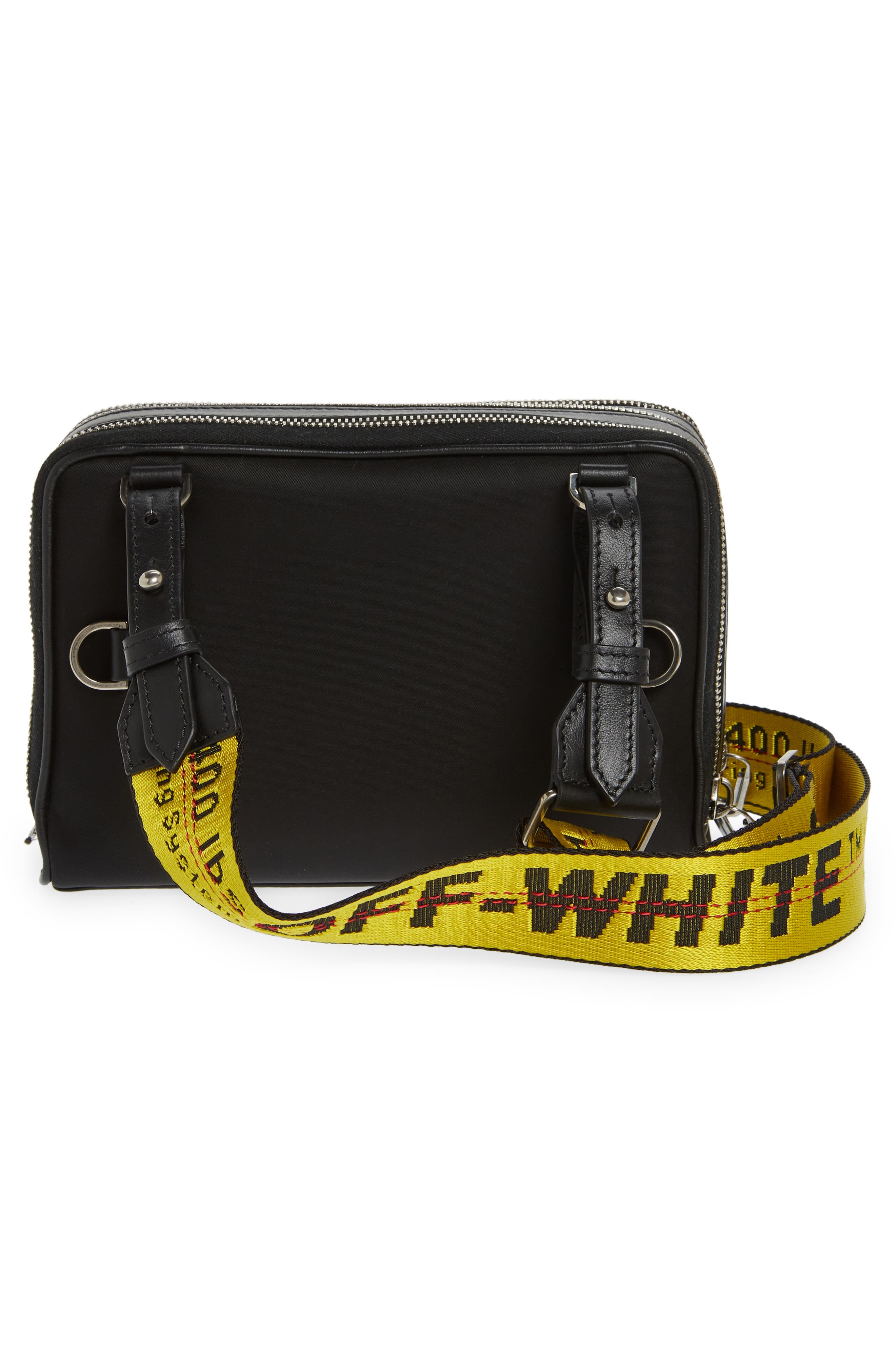 Off-White Logo Nylon Crossbody Bag, Alternate, color, 