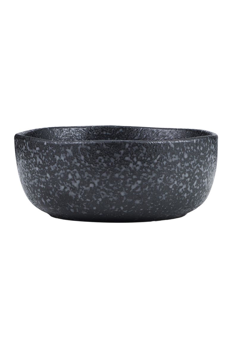 Tom Stoneware 4-Piece Bowl Set, Alternate, color, Black and White