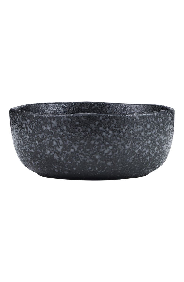 Stone Lain Tom Stoneware 4-Piece Bowl Set, Alternate, color, Black And White
