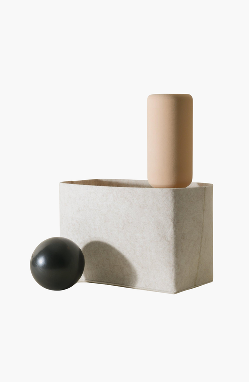 Sortjoy The Flex Bin In Stone - Set Of 3