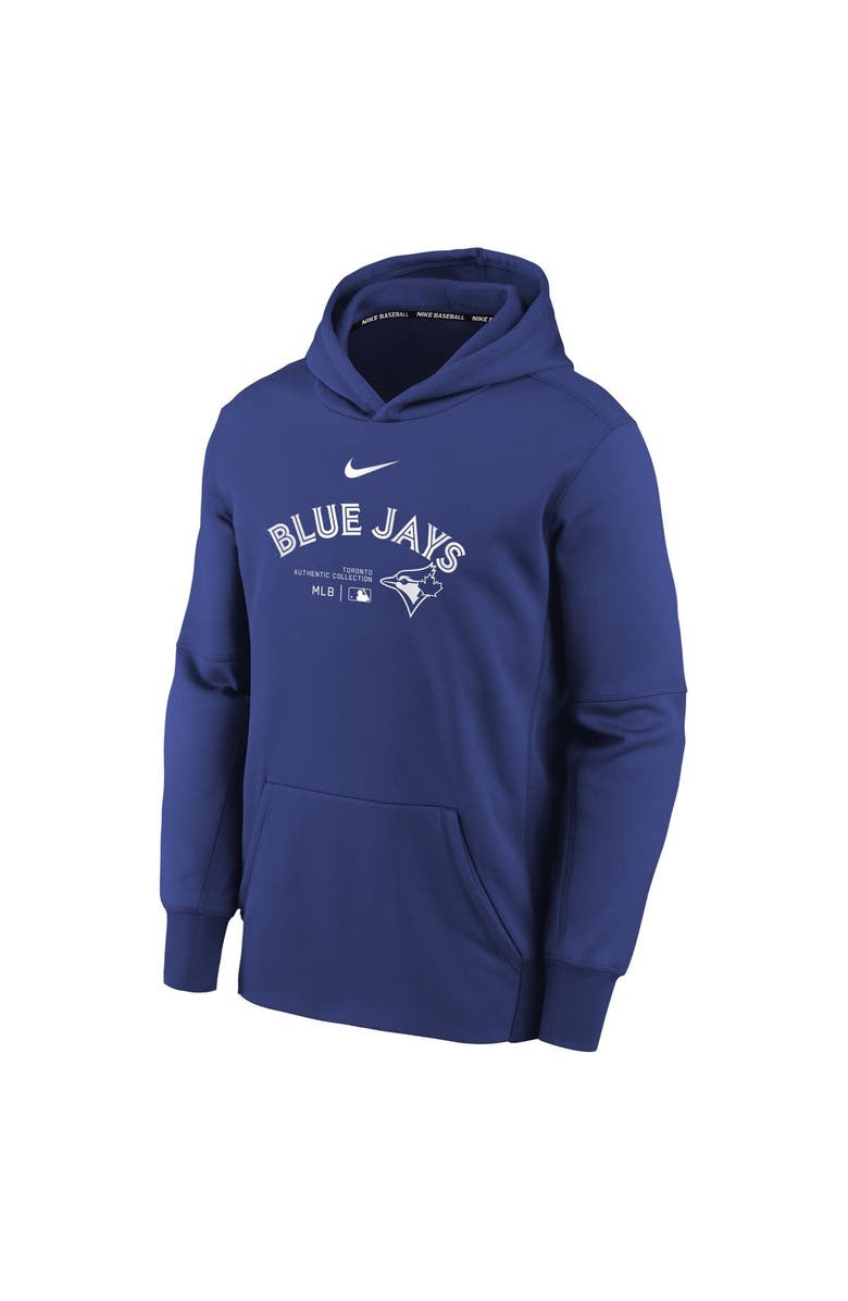 Nike Youth Nike Royal Toronto Blue Jays Authentic Collection Performance Pullover Hoodie, Alternate, color, 