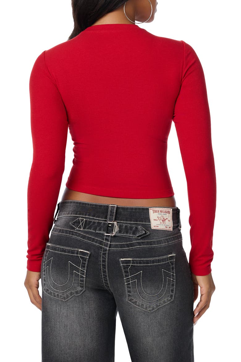 Crystal Graphic Long Sleeve T-Shirt, Alternate, color, CHILI PEPPER