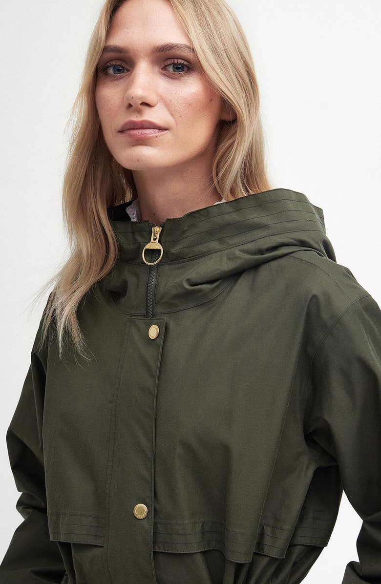 Lavender Waterproof Hooded Coat