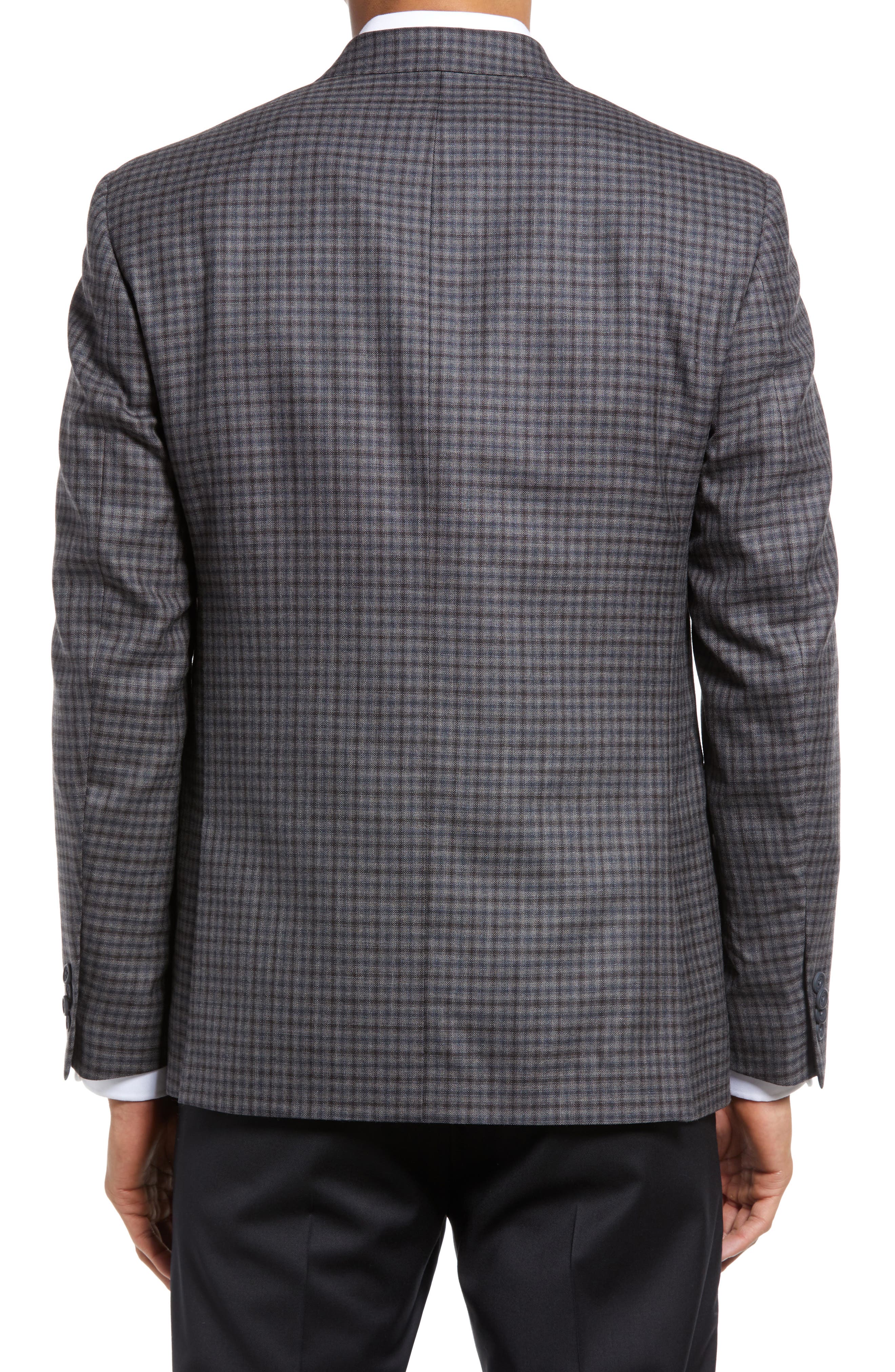 Check Wool Sport Coat - image 2