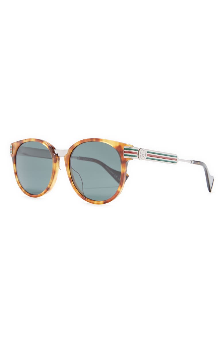 Gucci 55mm Round Sunglasses, Alternate, color,