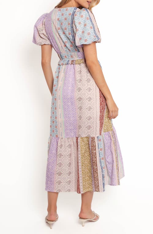Petal And Pup Petal & Pup Verona Patchwork Print Midi Dress In Multi