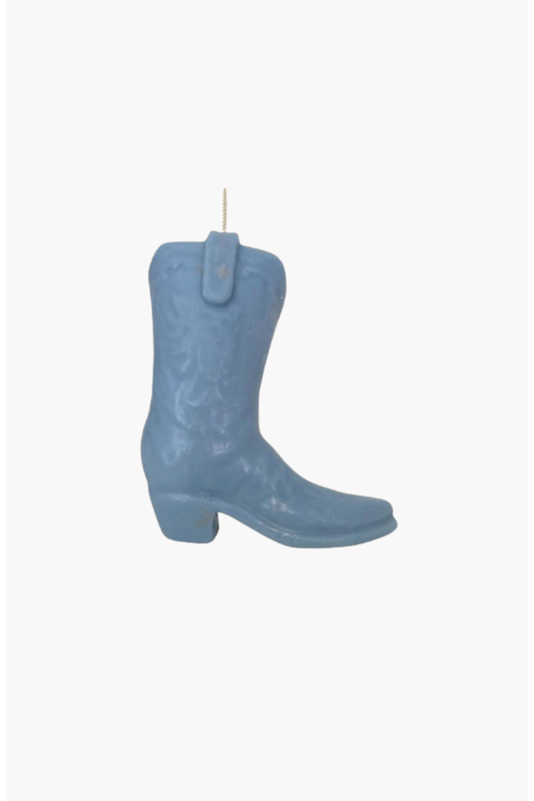 Lil Boot Candle, Main, color, Denim Blue