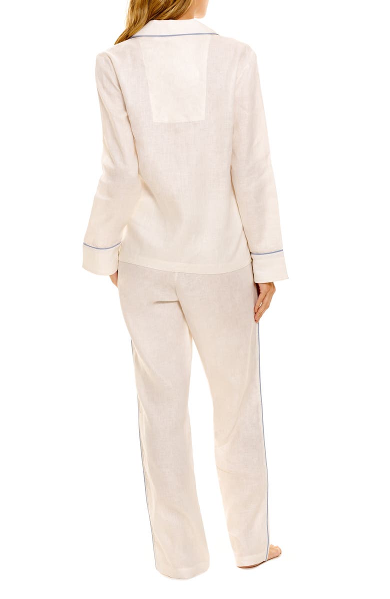 The Lazy Poet Emma Linen Pajamas, Alternate, color, 