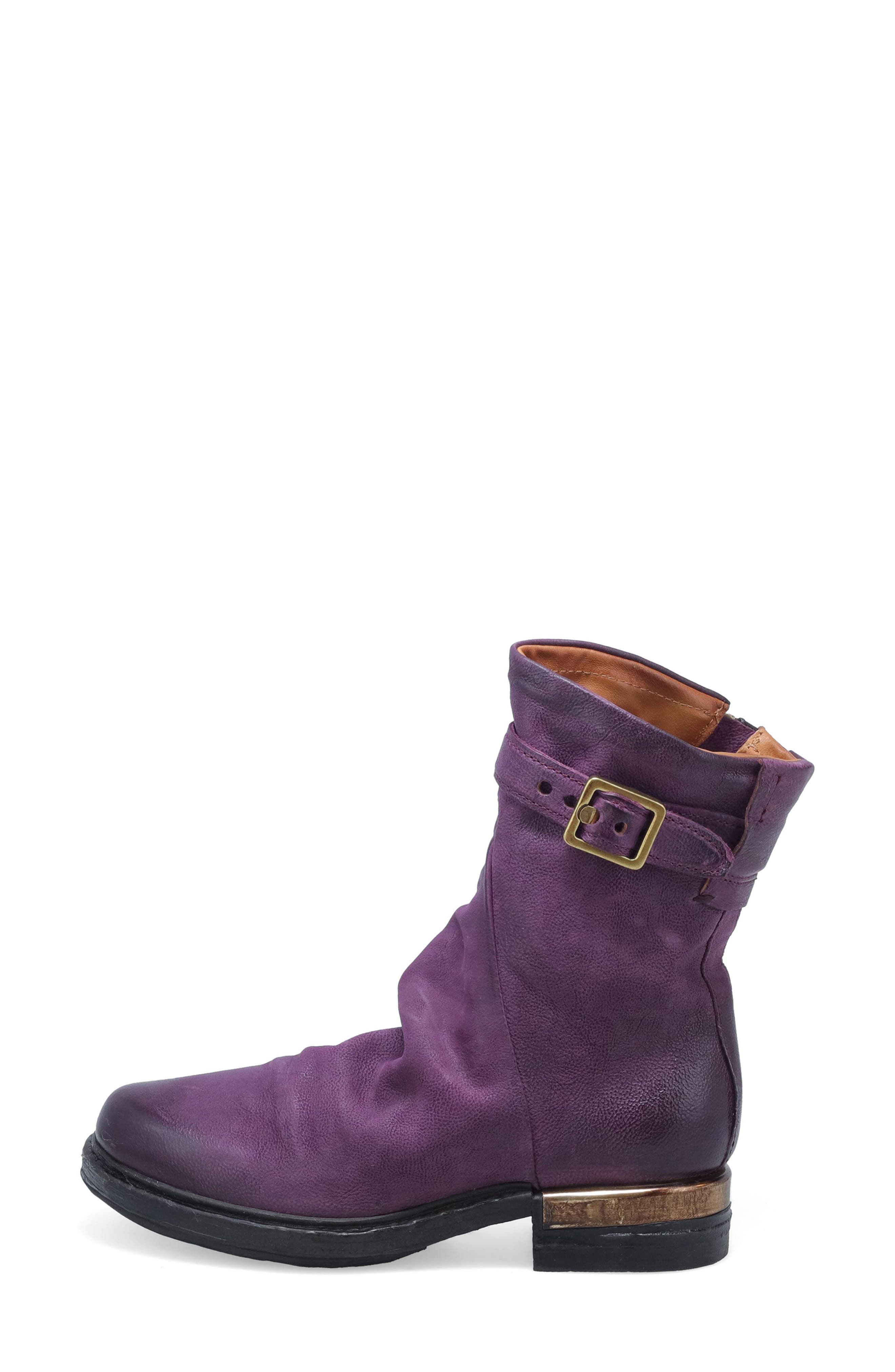 A.S.98 Albie Slouch Bootie, Alternate, color, Grape
