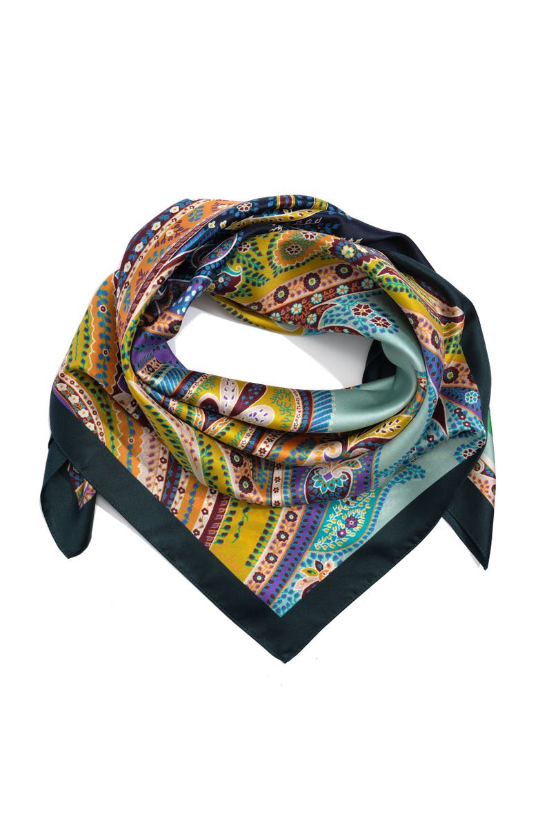 Echo Parlor Paisley Square, Alternate, color, Navy