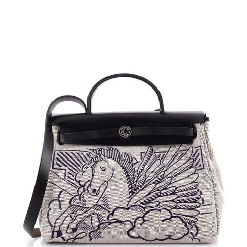 Herbag Zip Pegase Pop Toile and Leather 31