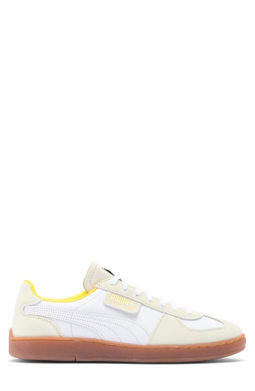 Puma Super Team Summer Sneaker In Warm White- White