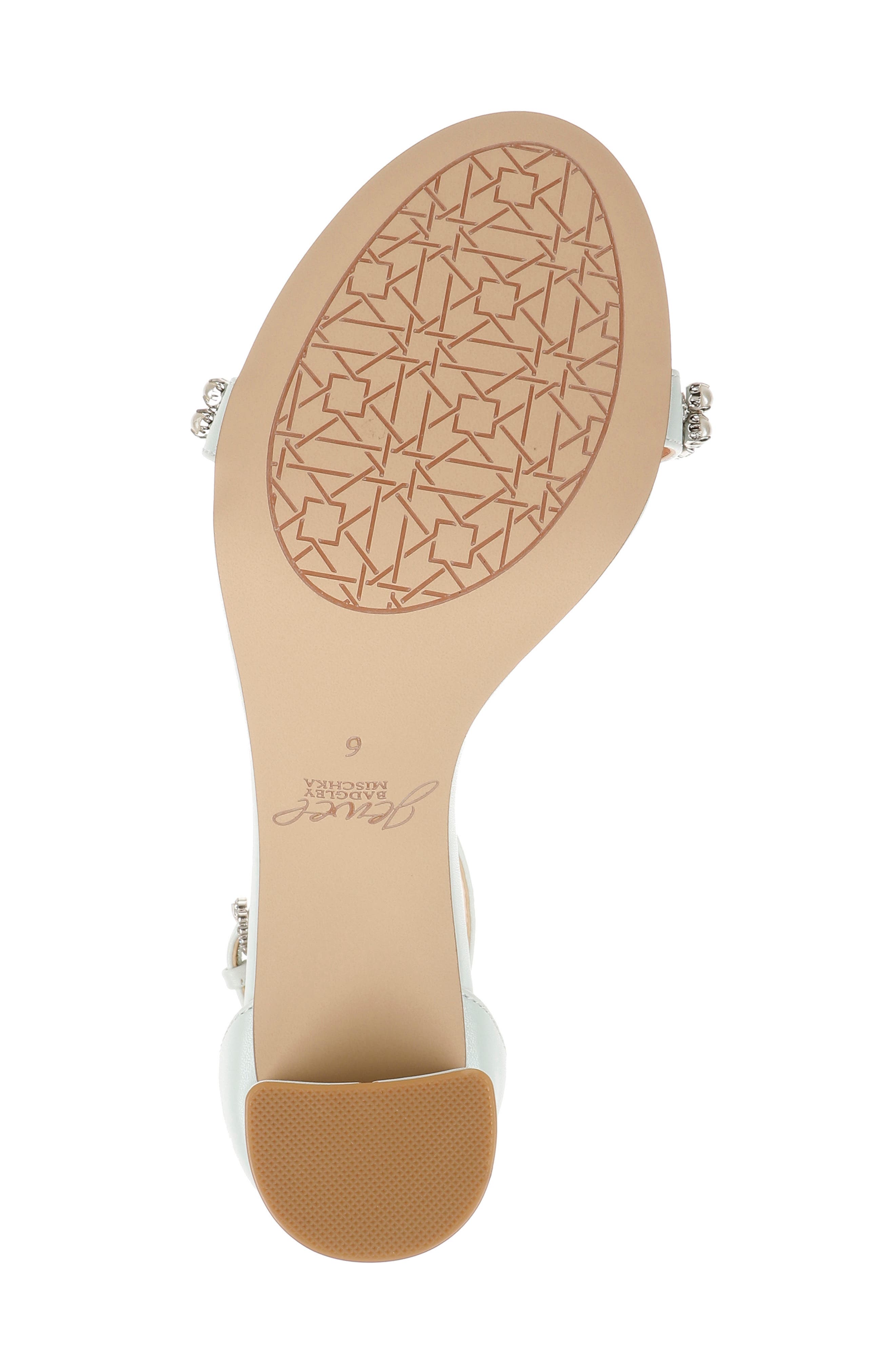 Jewel Badgley Mischka Daylann Ankle Strap Sandal, Alternate, color, Pale Blue