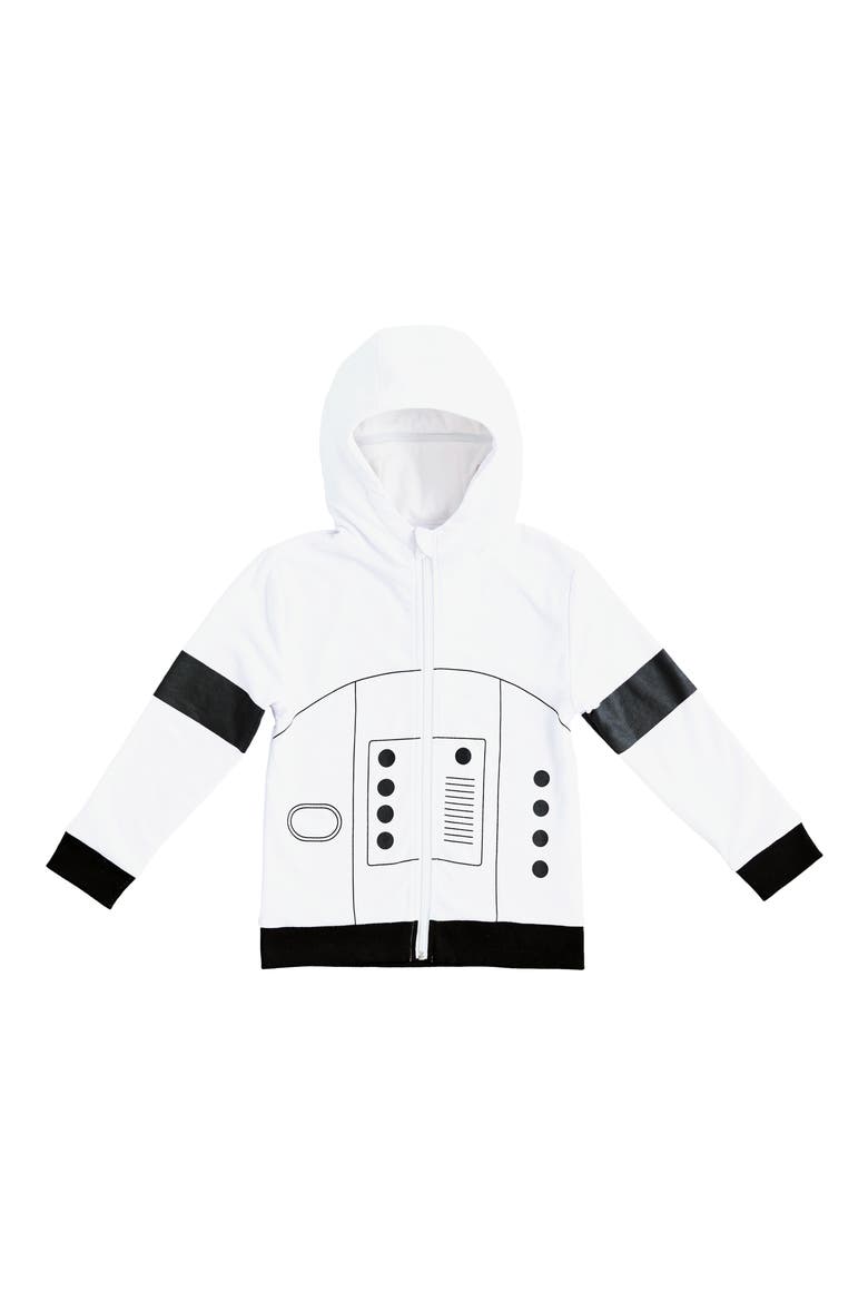 x Star Wars™ Storm Trooper 2-in-1 Plush Toy Hoodie, Alternate, color, WHITE