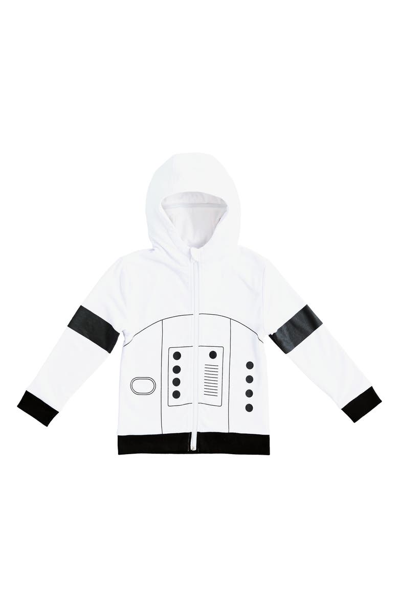 Cubcoats x Star Wars<sup>™</sup> Storm Trooper 2-in-1 Plush Toy Hoodie, Alternate, color, 