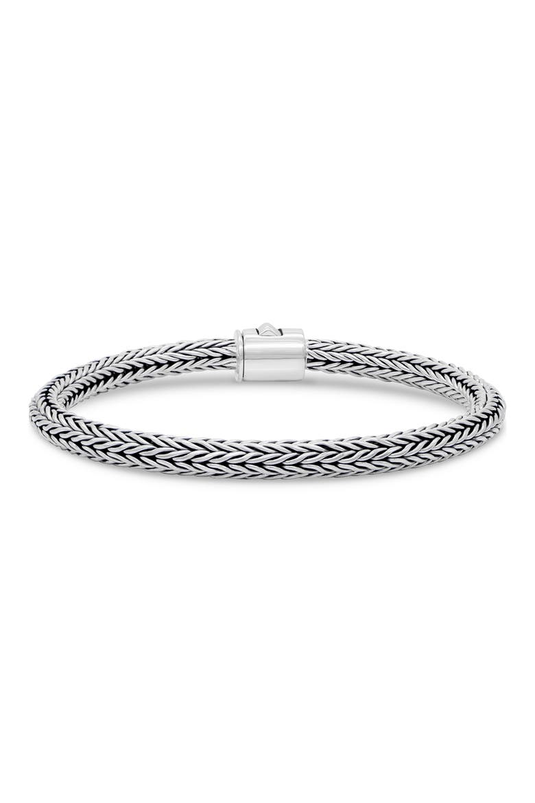 Sterling Silver Chain Bracelet, Main, color, SILVER