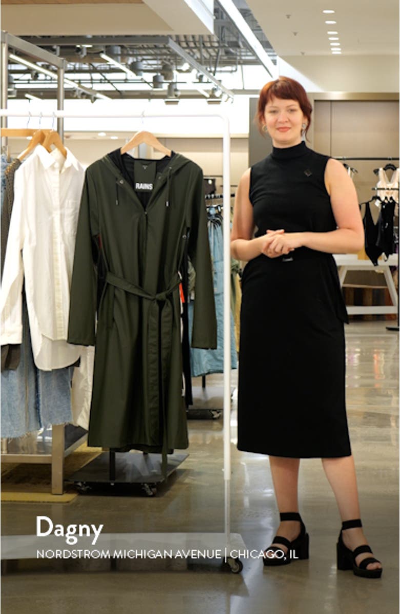 Waterproof A-Line Long Raincoat, sales video thumbnail