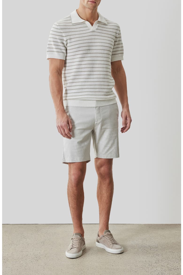 Stellan Stripe Polo, Alternate, color, WHITE