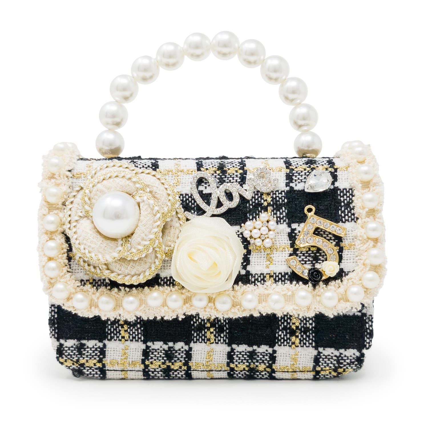 Puttisu Handbag - Pearl Garden, Main, color, Ebony Camellia