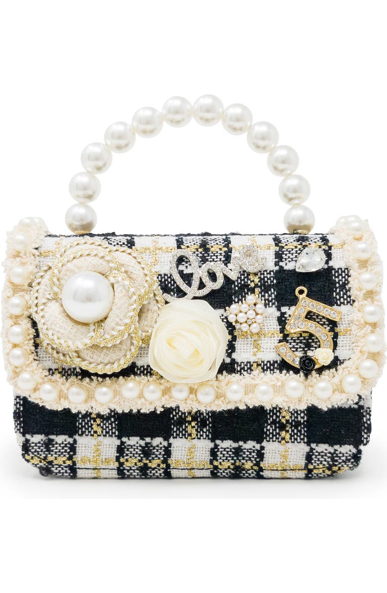 Puttisu Handbag - Pearl Garden, Main, color, Ebony Camellia