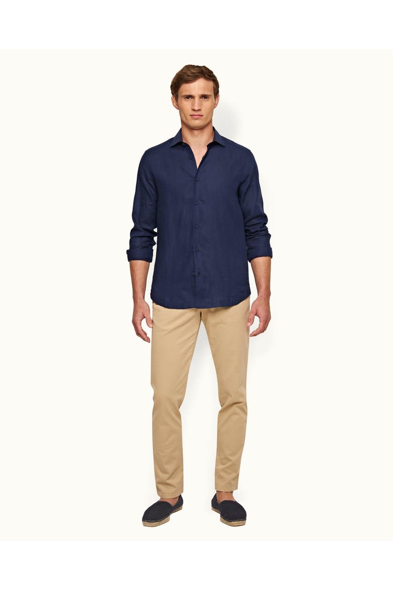 Fallon Stretch-Cotton Tailored Fit Stretch-Cotton Chinos, Main, color, SAND DUNE