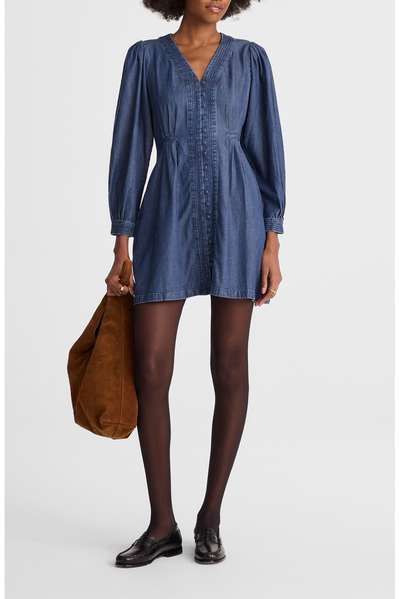 Chrissy Annandale Wash Long Sleeve Dress, Main, color, ANNANDALE WASH