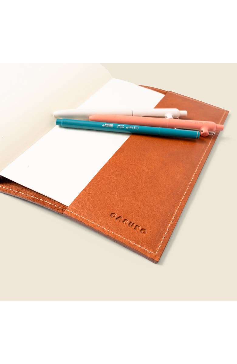 Casupo Refillable A5 Leather Journal Cover, Alternate, color, Tan Limited Edition