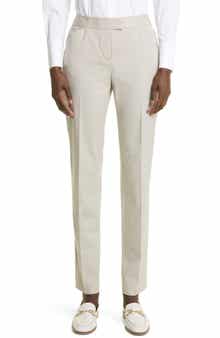 Lafayette 148 New York Irving Skinny Stretch Wool Pants