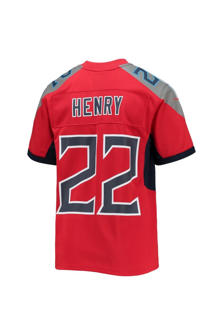 Youth Nike Derrick Henry Red Tennessee Titans Inverted Team Game Jersey, Alternate, color, Red