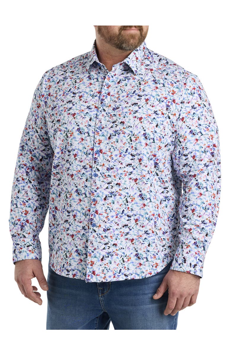 Robert Graham Big & Tall Bavaro Sport Shirt, Alternate, color, 