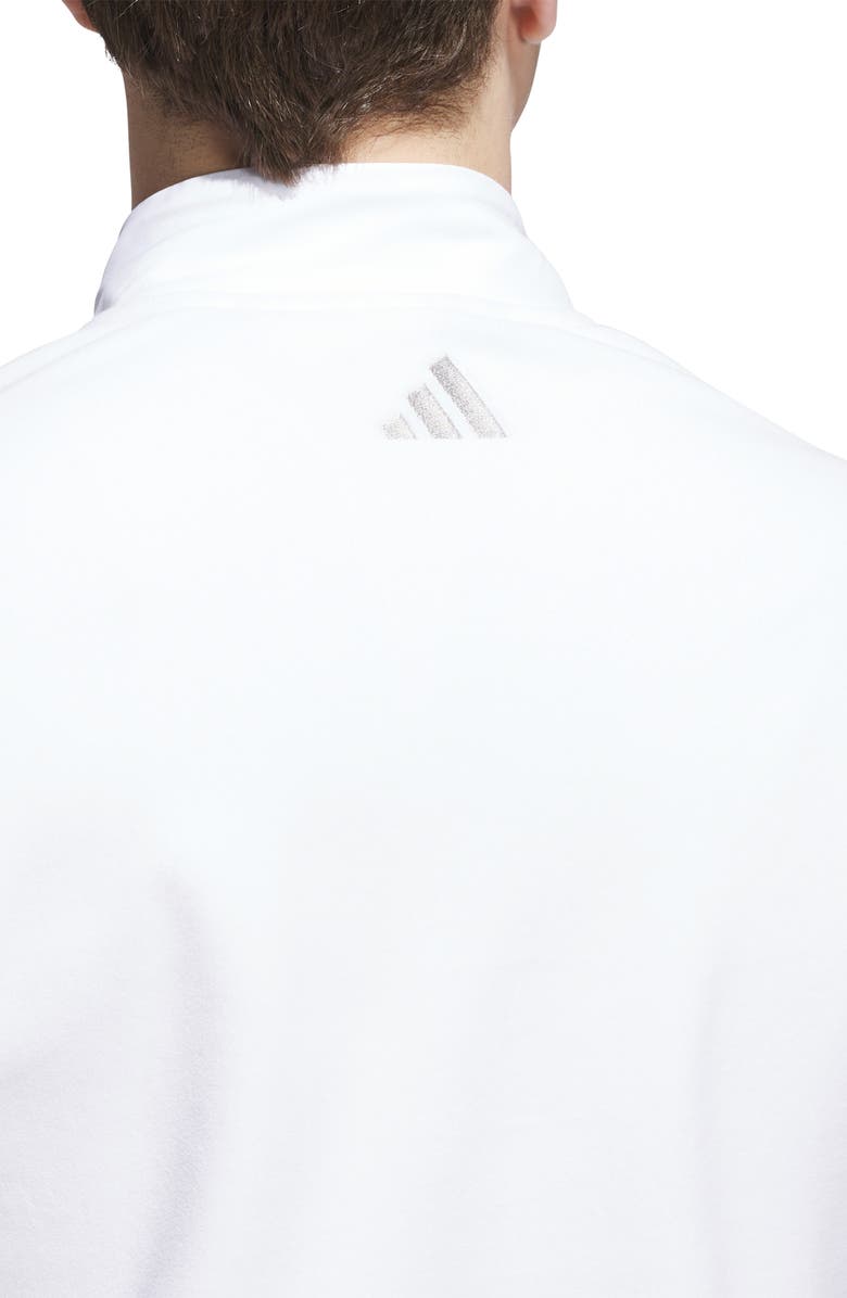 adidas Golf Ultimate Cozy Quarter-Zip Pullover, Alternate, color, White