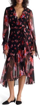 Diane von Furstenberg Thena Ruffle Wrap Dress