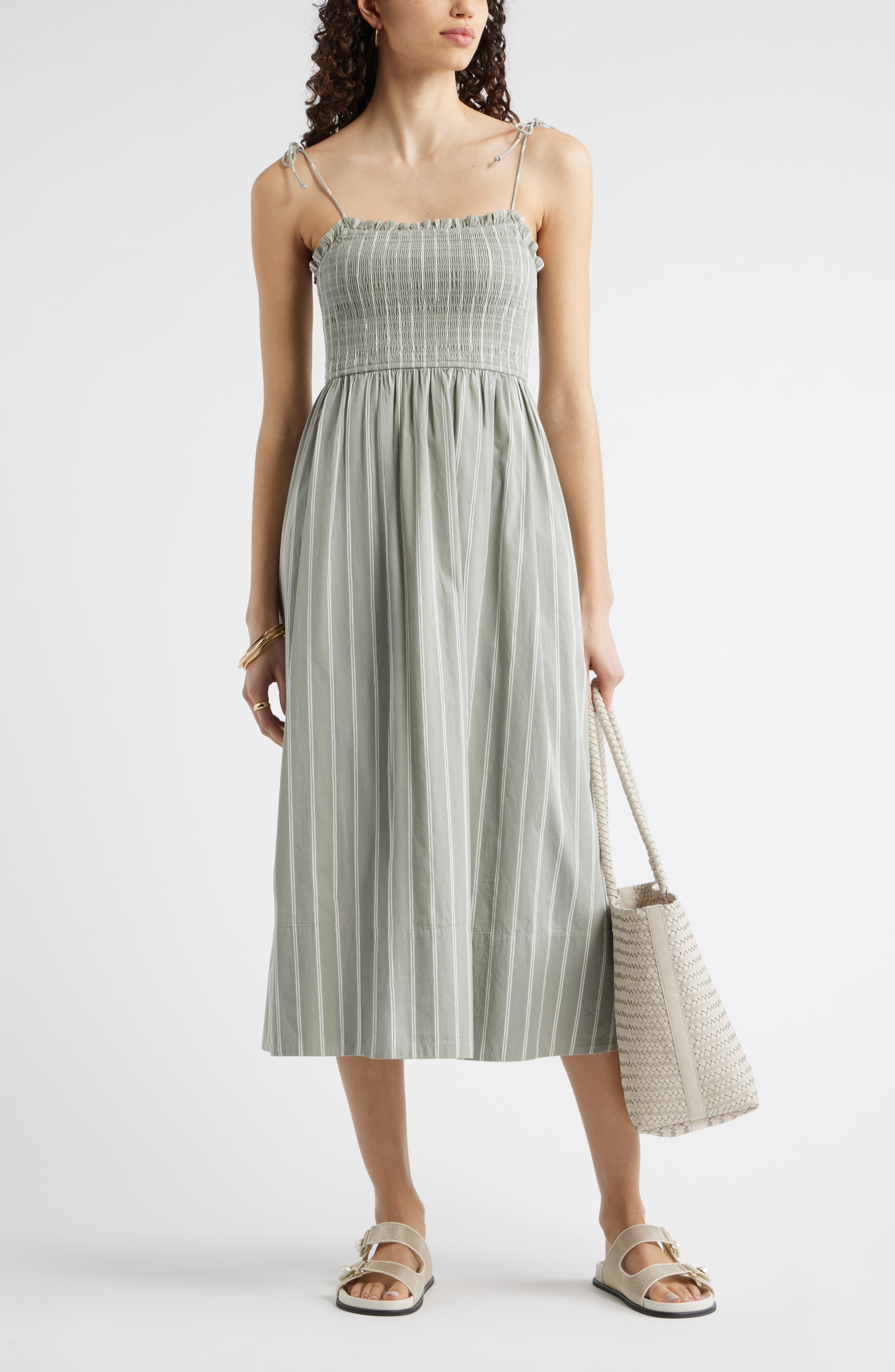 Stripe Midi Sundress - image 2