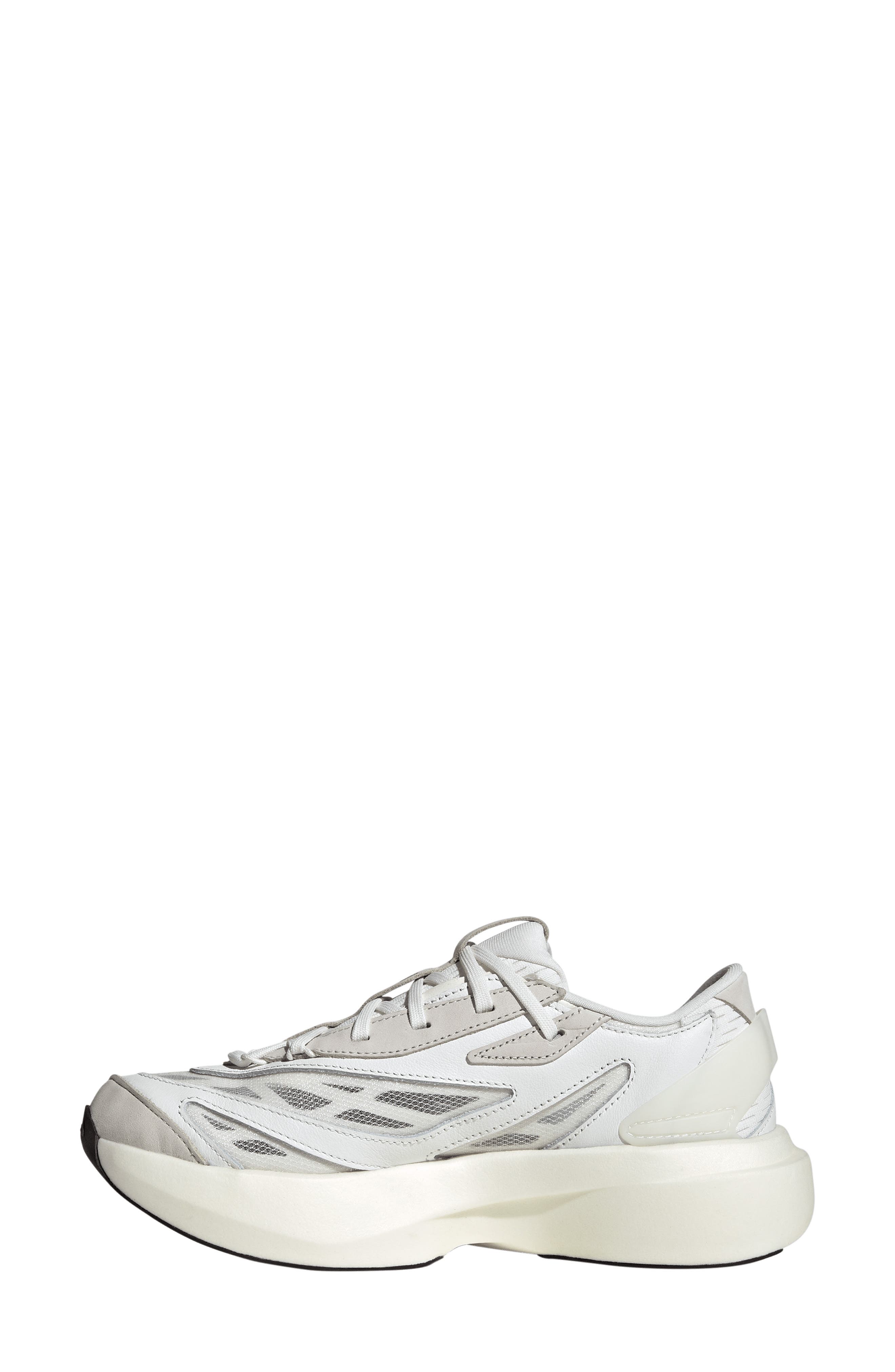 Lightblaze Evo Solid Sneaker, Alternate, color, WHITE/ MATTE SILVER/ BLACK
