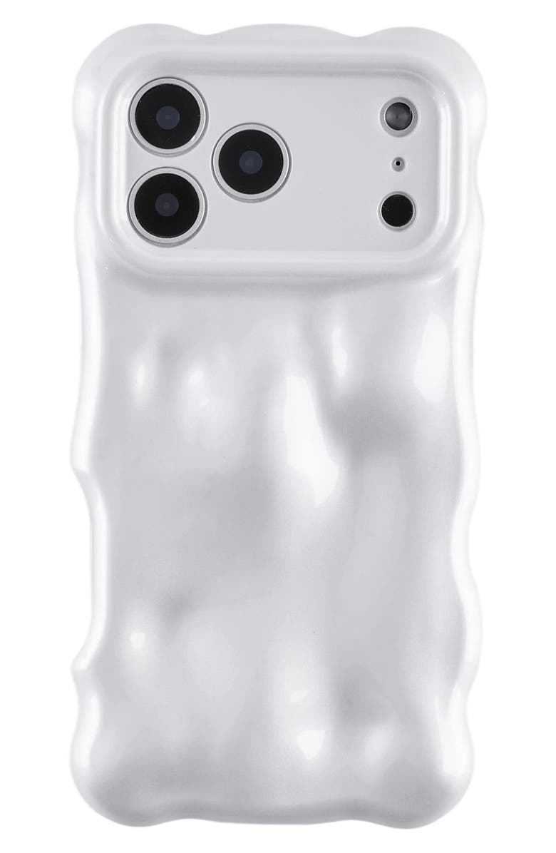 Auramma Bubbles iPhone 17 Pro Max Case, Main, color, Pearl