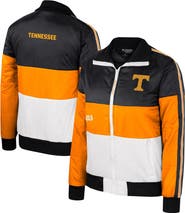 THE WILD COLLECTIVE Women's The Wild Collective Tennessee Orange Tennessee Volunteers Color-Block Puffer Full-Zip Jacket