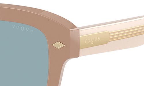 Vogue 53mm Gradient Square Sunglasses In Blue