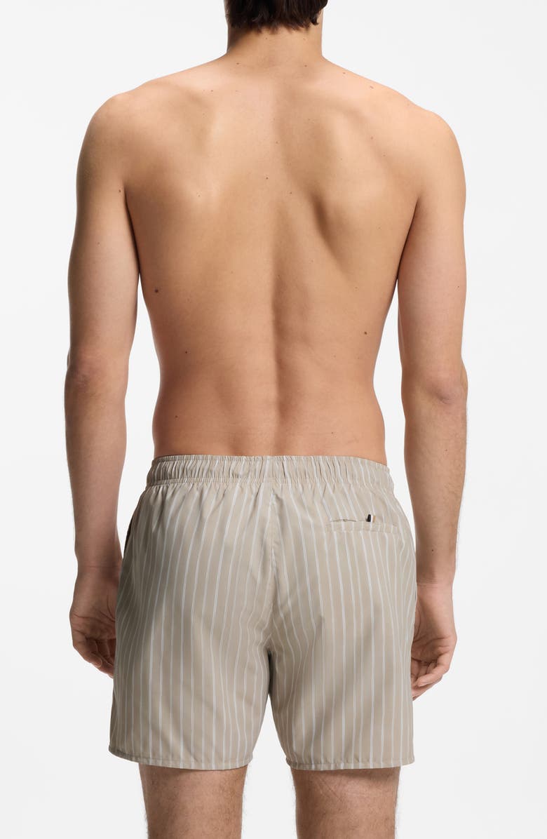 BOSS Sunfish Swim Trunks, Alternate, color, Light Beige