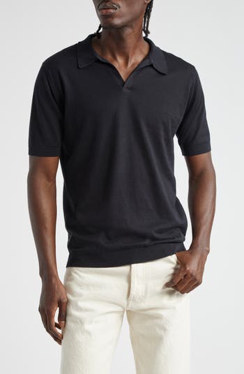 John Smedley Men's Noah Johnny Collar Sweater Polo | Nordstrom John Smedley Men's Noah Johnny Collar Sweater Polo | Nordstrom