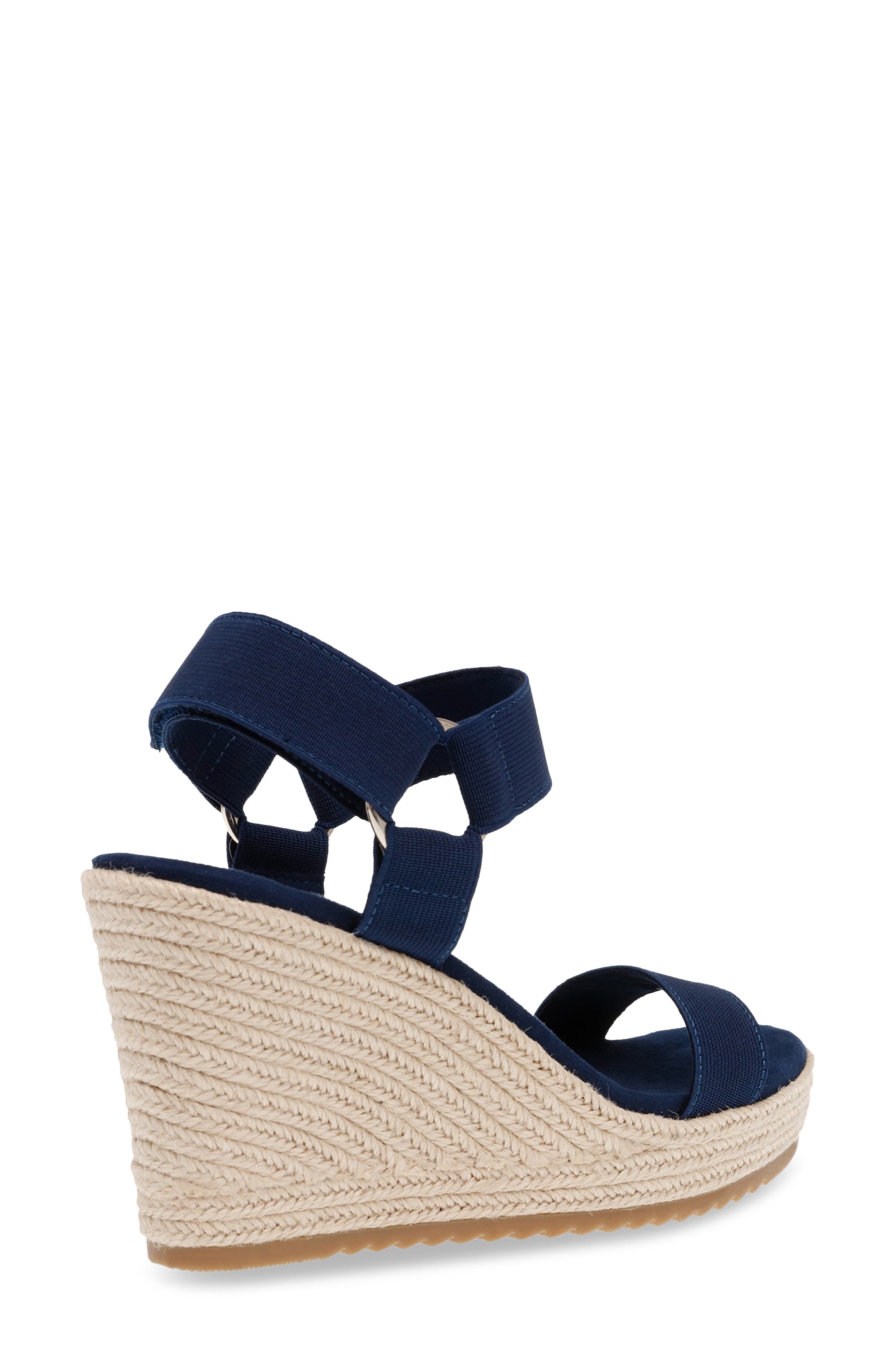 Wren Platform Wedge Sandal, Alternate, color, NAVY