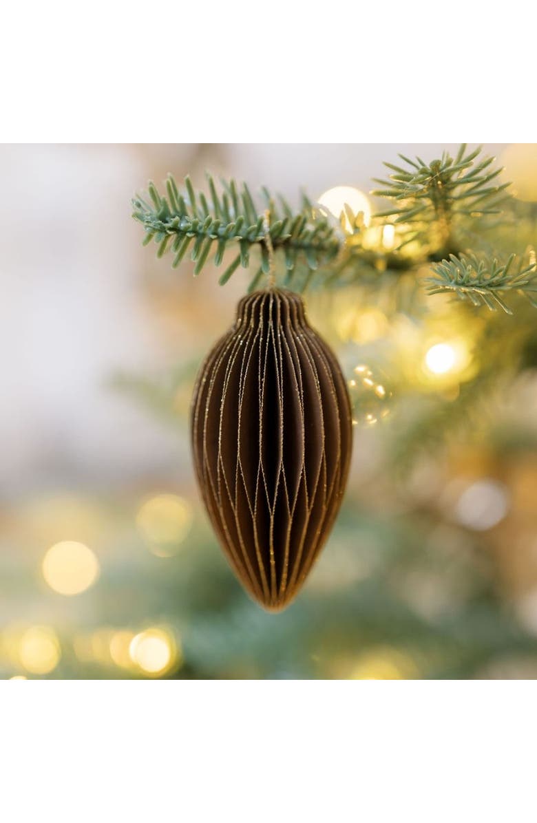 CG Hunter 3" Paper Honeycomb Assorted Ornament, Alternate, color, Holiday